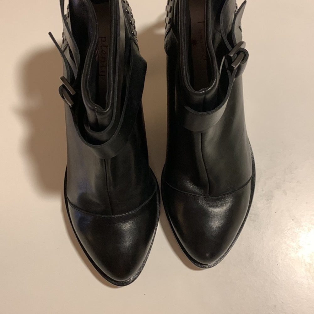 𝅺PLENTY by Tracy Reese stuffed black ankle boots size 37.5- gently used - Picture 10 of 16